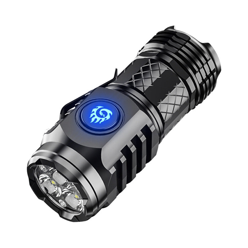 UltraBeam™ | Superljus LED-Ficklampa - Svart - - Trenday