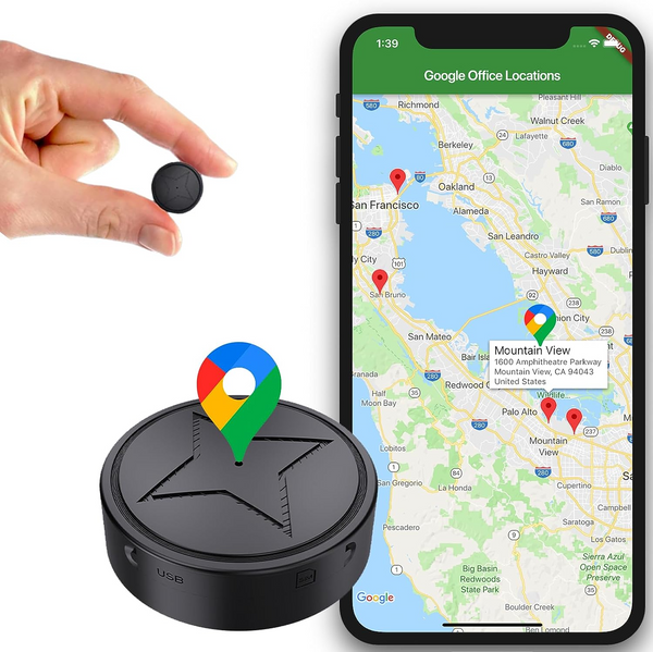 EasyTrack - Liten trådlös GPS-tracker för magnetisk montering - - - Trenday