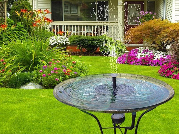 Solar Waterfountain - - Solar fountain - Home and garden - Trenday