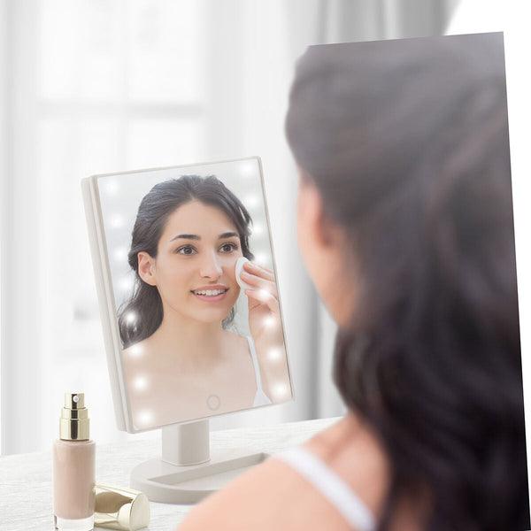 BeautyMirror - Avbländbar sminkspegel med pekskärm - - Speglar - Badrumsinredning Bästsäljare Sminkförvaring - Trenday