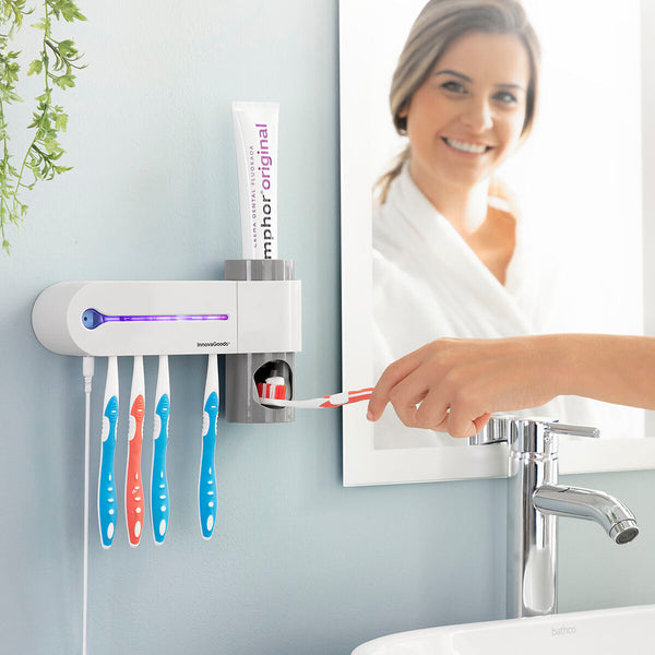 EasyHolder - Automatisk tandkrämsdispenser - - Tandborsthållare - Badrumsartiklar Badrumsförvaring Hygienartiklar - Trenday
