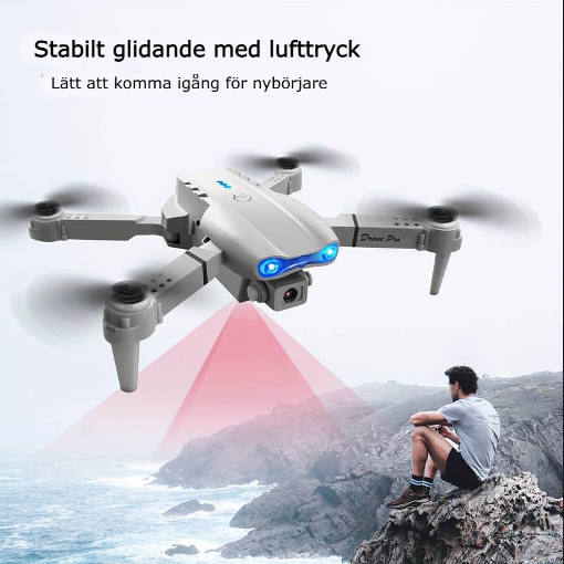 DronePRO+ | Drönare med dubbla 4K HD-kameror (Komplett set värt 999 kr) - - - new - Trenday
