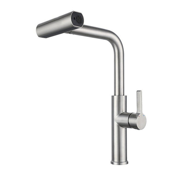4 Modes Waterfall Kitchen Faucet - Silver - - new - Trenday