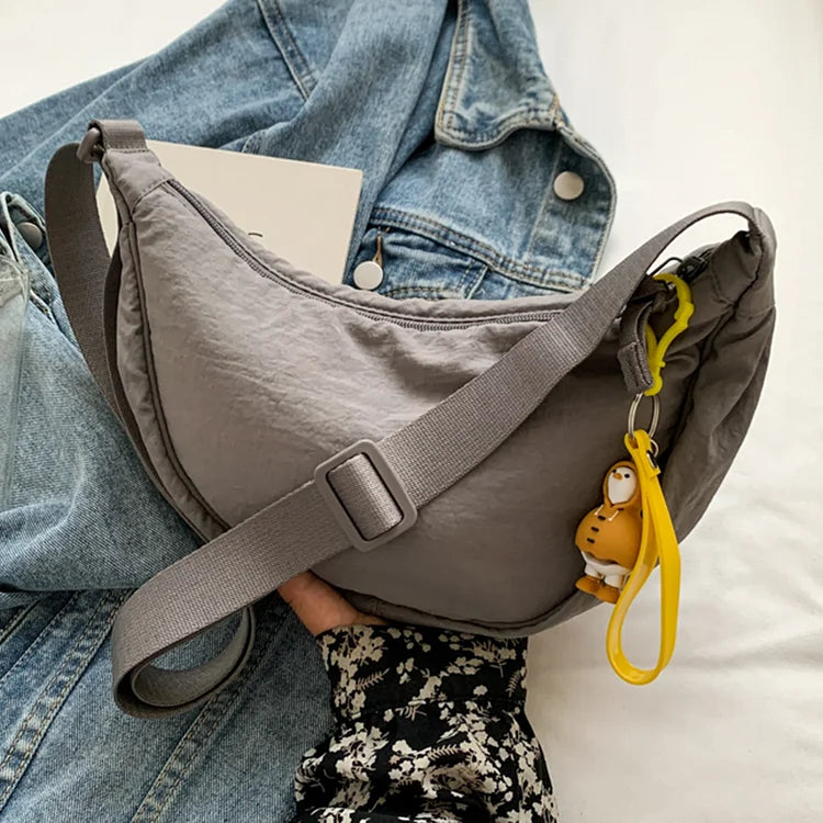(1+1 Gratis) Seline Bag™ | Den trendiga Dumpling Bag - Grå 50% Rabatt - SE1016 - autumn fall handbags new summer - Trenday