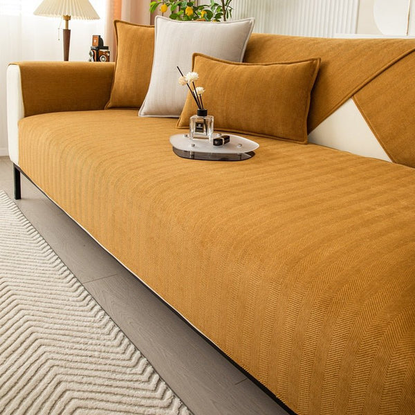 FleeceMat™ - Halkfritt överdrag för din soffa - Orange - 780 - old - Trenday