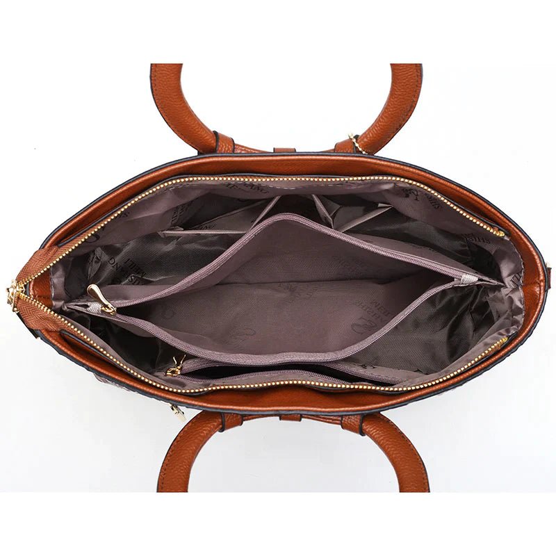 LuxeCroco™ - Lyxiga handväskor för kvinnor - - - old woman - Trenday