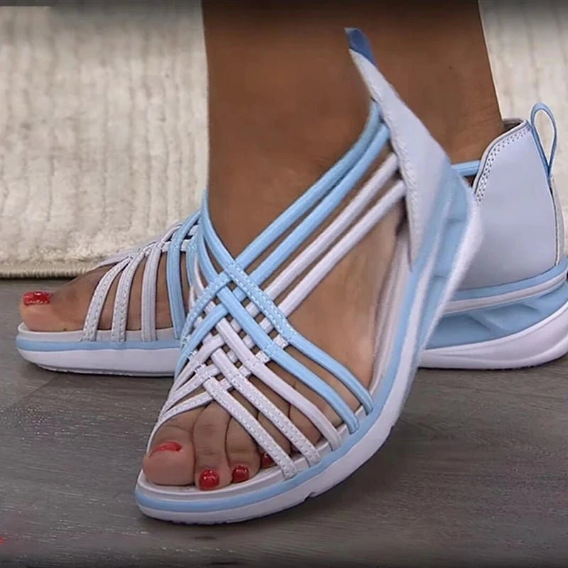 Mjuka sandaler för kvinnor™ - Blå - - Kopy old - Pantino