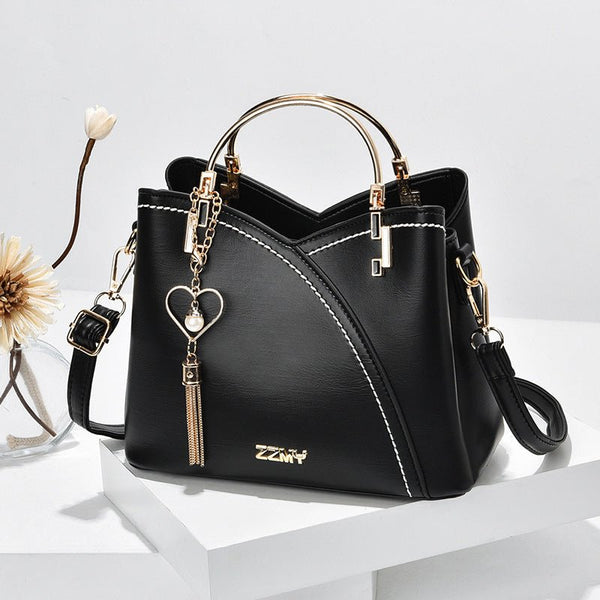 Tote Bag™ - Lyxiga handväskor för kvinnor - Svart - - old - Trenday