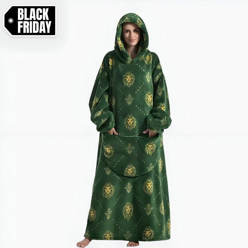 WarmBlanket™ - Mjuk och varm fleecetröja - Gröna lejonet - - Trenday