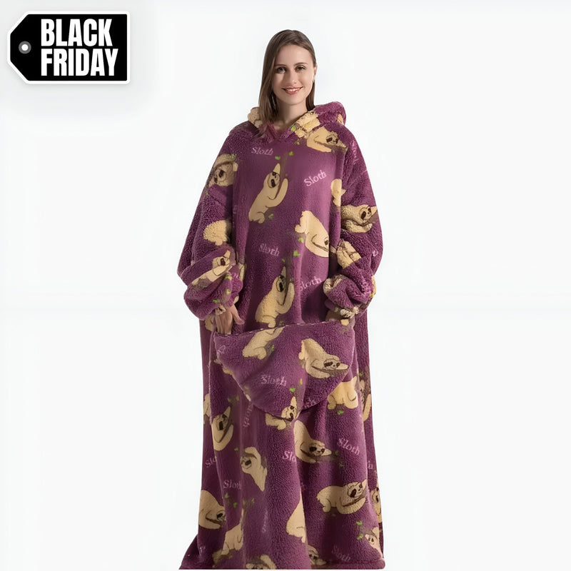 WarmBlanket™ - Mjuk och varm fleecetröja - Sloth - - Trenday
